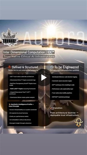 #ethictech #ethicalai #aiinfrastructure #trusttech #deeptech #systemsengineering #aiact #buildinpublic | Aurora Ethica | AI