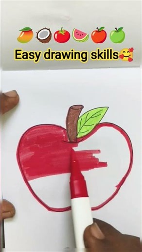 Easy drawing skills video tamil #shorts