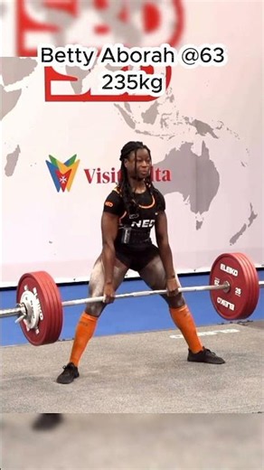 2026 IPF World Open Classic Powerlifting Championships deadlift 235kg by Betty Aborah @63