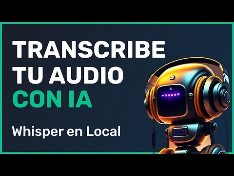 Como transcribir VOZ a TEXTO | gratis | Tutorial completo | Whisper IA