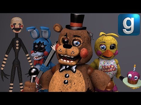Gmod FNAF | Review | Brand New FNAF 2 Withered Toy Animatronics Pill Pack!