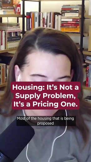Economist Kathryn Anne Edwards and editor Robin Rauzi argue that the housing crisis in America is not about units but pricing and wages. From Season 2, Episode 3, “We Don't Have a Housing Shortage. We Have a Paycheck Shortage” Support our show on Substack! Link in bio for full episodes of Optimist Economy. #OptimistEconomy #Affordability #Housing
