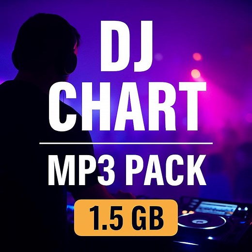 DJ Chart MP3 Pack: Top Club Hits & Party Anthems (1.5GB Digital Download) - Etsy