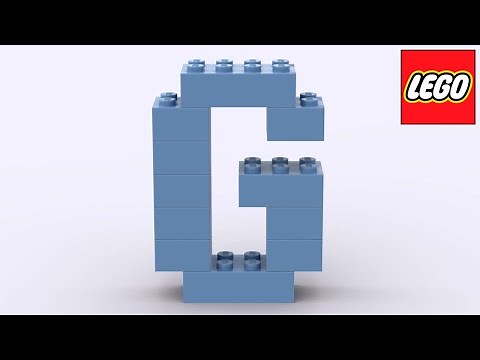 Letter G - LEGO - Alphabet - How to build