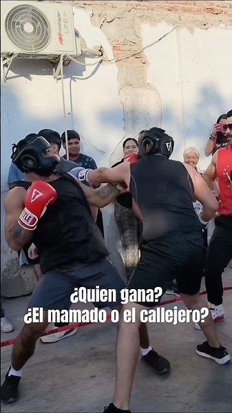 Who wins? The gym rat or the street fighter? 🔥 the fight got intense !!!