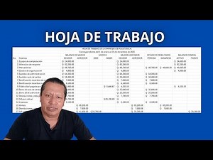 Realiza una hoja de trabajo contable en menos de 30 mínutos | Paso a Paso | Desde cero | Fácil