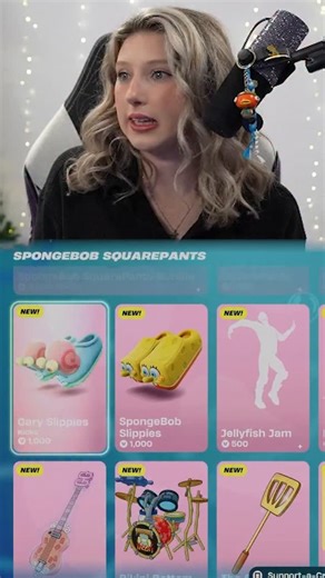 Happy Happy Gal on Instagram: "SpongeBob is officially in Fortnite! #fortnite #fortniteclips #spongebob #fortniteitemshop #fortnitememes"