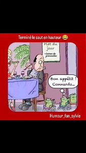 #humour #blague #blaguedujour #humourdujour #createurdecontenu #grenouille #cuisinefrançaise | humour_fan_sylvie