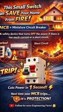 MCB EXPLAINED: Your House Won't BURN DOWN (Probably) #shorts