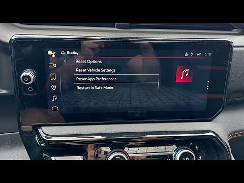 2025 GMC Sierra How To Perform SOFT/HARD RESET on INFOTAINMENT System
