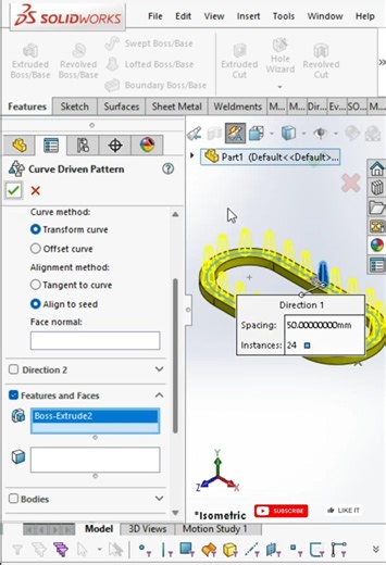 SolidWorks Pattern Feature Tutorial | Linear & Circular Pattern