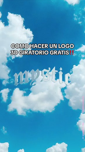 Cómo hacer un logo 3D giratorio gratis