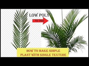 How to Make Simple Plant || 3ds Max || Low Poly Model