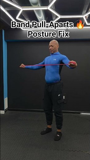 Band Pull-Aparts 🔥 Posture Fix #actfitness #rotatorcuff #fitnessshorts