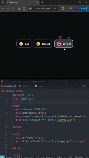 Botones #programacion #javascript #html #codigo #gratis #tips #developer #desarrolloweb #web #boton