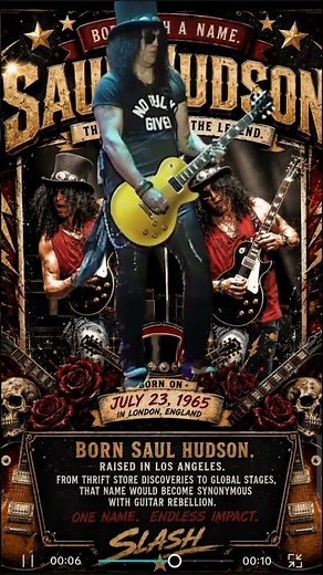 SLASH'S REAL NAME ISN'T SLASH! 🎸 #shorts #trending