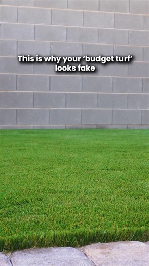 This is why your ‘budget turf’ looks fake. 👀 It’s all in the details and low-cost turf often skips them. Thin blades, unnatural shine, poor drainage, and seams that scream “cheap” can ruin your curb appeal fast. At Rock N Block, we only install premium, ultra-realistic artificial turf that looks and feels like the real thing - minus the maintenance. 🌿 Our custom turf solutions are designed to stay lush and vibrant year-round, without the plastic-y finish or patchy appearance you get from disco
