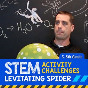 STEM Activity Challenge Levitating Spider (Upper Elementary)