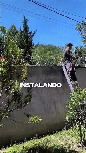 Colocación de Concertina en Mendoza. Doble Cruzada 45cm. Contctanos al 2612505936