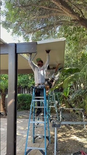 Custom Aluminum Patio Cover Installation