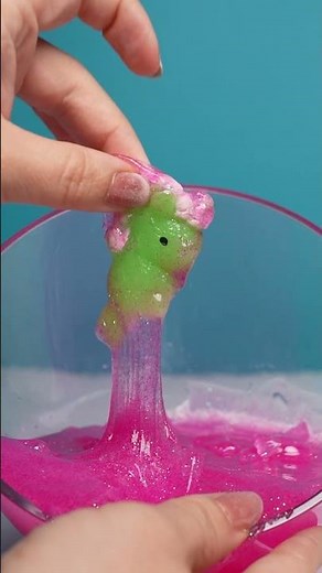Funny Slime Dip! 🐹 #littleangel