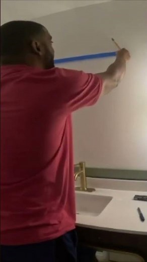 Part 1 of Installing a Mirror on the wall