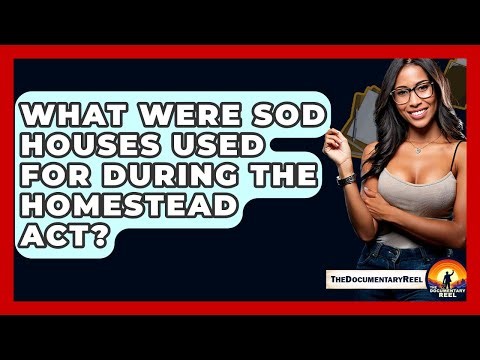What Were Sod Houses Used For During The Homestead Act? - The Documentary Reel