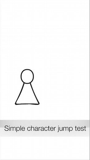 How long can this test character jump?