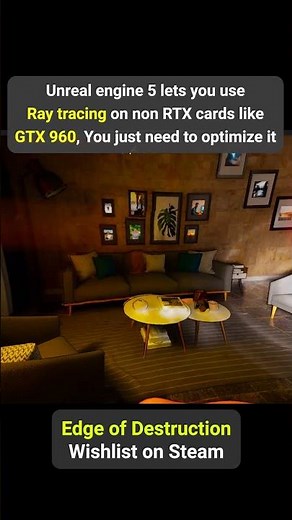 UE5 lets you use Ray tracing on NON RTX Cards #shorts