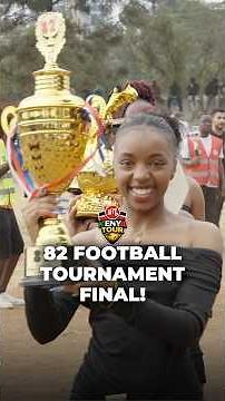 Intense football at the 82 tournament final in Kenya! 🔥 🇰🇪