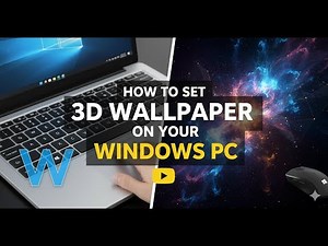How to add cool 3d animated wallpaper in your laptop ot windows desktop