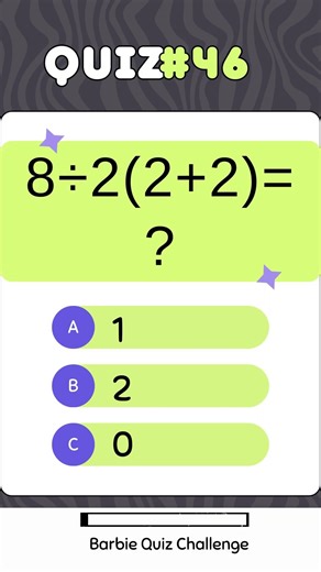 8÷2(2+2)=? 🤔 99% Get This WRONG! | Math Challenge #shorts