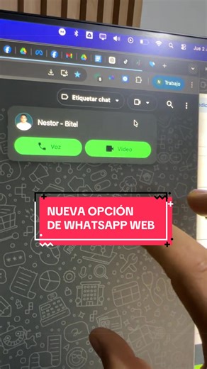 Nueva actualización de WhatsApp web