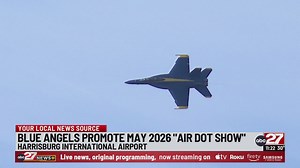 Blue Angel flies into Harrisburg International Airport