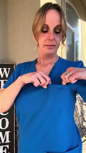 Women’s Scrub Top Review 👩‍⚕️✨ | Comfy V-Neck with Pockets