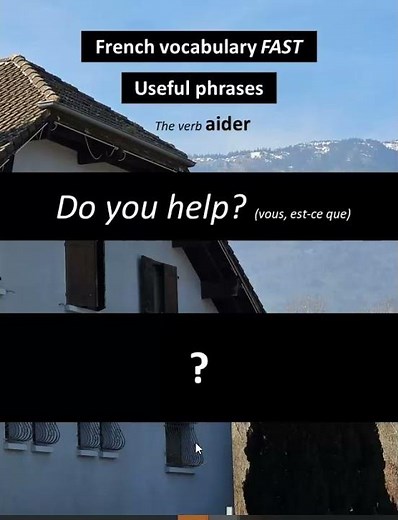 Do you help? / Est-ce que...#french #frenchforbeginners #frenchvocabulary #frenchpronunciation