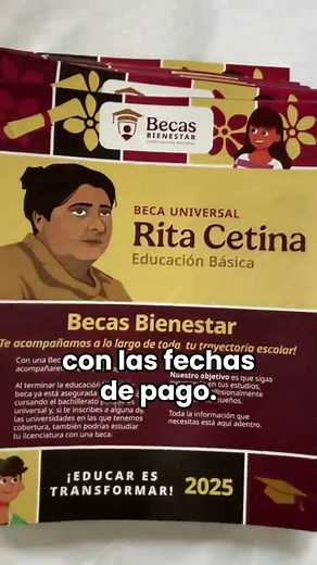📣 Si tienes una hija o hijo en #secundaria que ya recibe la #beca #RitaCetina y ahora también solicitaste la beca de #primaria para útiles y uniformes escolares, ¡no necesitas una nueva tarjeta! 😲👀 Los $2,500 pesos se depositarán en la misma que ya utilizas. 💳🤑 ¡Una sola tarjeta, dos apoyos! Conoce todos los detalles en el video. ⏯️