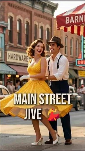 1950s Summer Vibes 💃☀️ | Vintage Jazz Street Dance