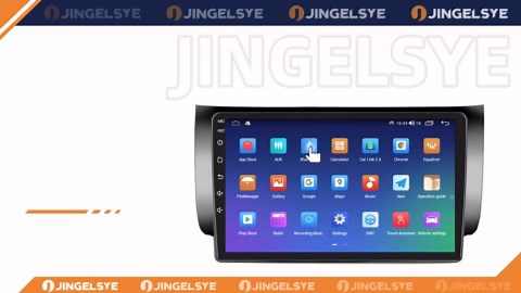 GyroVu Crystal Table Lamp for Bedroom Living Room, Touch Control Bedside Lamp with USB C+A Ports - Dimmable Nightstand Lamp Modern Light, Bulb Included