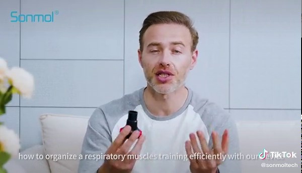 Sonmol Respiratory Muscle Trainer can help you train your inhaling muscle and exhaling muscle at one time. #respiratorytherapy #respcare