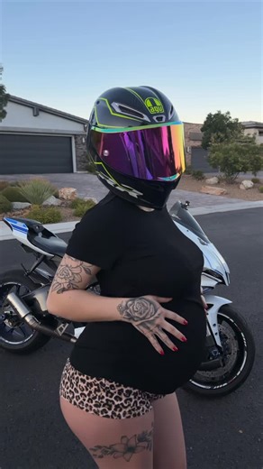 Karli Anne Mergenthaler on Instagram: "abt to dance this baby out of me😂… • • • #bike #biker #bikerlife #bikes #bikernw #biketouring #bikegirl #bikergirl #bikelover #bikersofinstagram #bikers #moto #motorbike #motorcycle #motogirl #motors #motolife #S1000rr #dancingbiker"