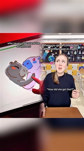 When you get a completely different answer in math #comedy #funny #skit #pov