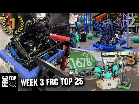 Week 3 FRC Top 25 | REEFSCAPE 2025