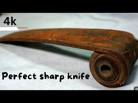 How to make a knife from truck leaf spring knife, project knives project,blacksmith project