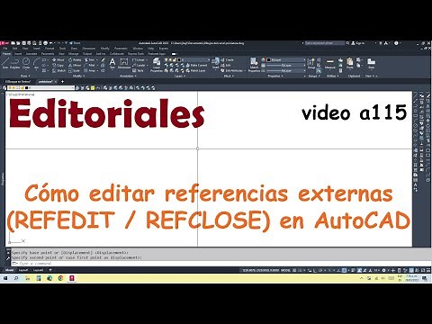 Editar referencias externas en AutoCAD
