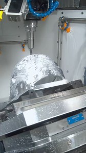 CNC Machining an indestructible mountain bike helmet for maximum safety using Blaser's cutting edge coolant #cnc #cncmachining #machinistlife #machining | Blaser Swisslube