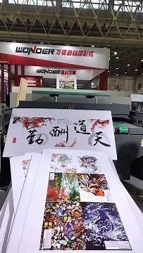 WDUV200 single pass UV colorful digital corrugated carton box printing machine from Wonder