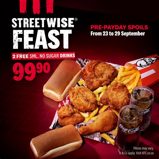 4.5K views · 3.4K reactions | Get the KFC Streetwise Feast all for just 99.90.  Available for 7 days only. | KFC | Facebook