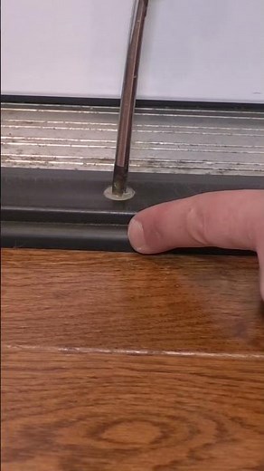 How to Adjust Your Door Threshold #shorts #homerepair #thefixer