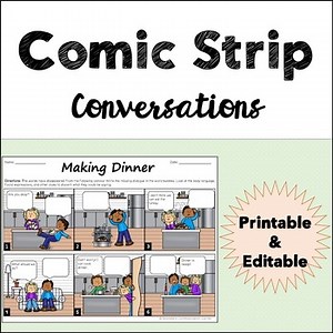 Comic Strip Conversations Speech Therapy Pragmatic Language